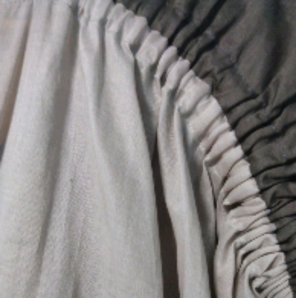 Jil Sander Color Block Drawstring 100% Cotton Dre… - image 4